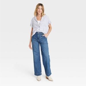 Women's High-Rise Wide Leg Jeans - Universal Thread™™ Medium Wash